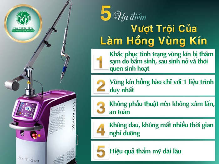 Cách làm hồng vùng kín tự nhiên