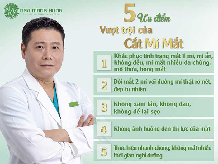 Giá dịch vụ cắt mí mắt