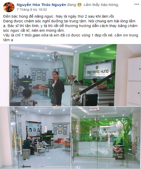 Giá cả nâng ngực