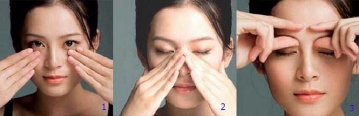 Massage chống sụp mí Massage chống sụp mí
