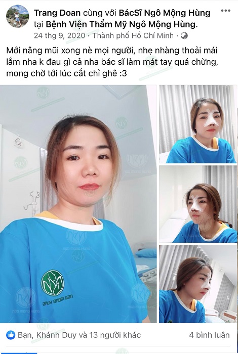 Nâng mũi có ăn trứng gà được không