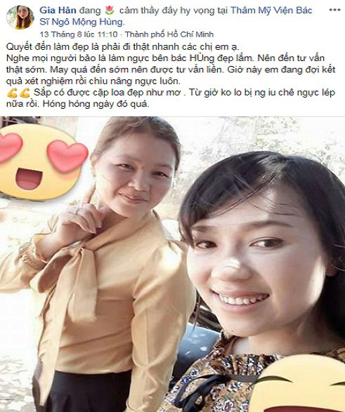 Nâng ngực có hại không