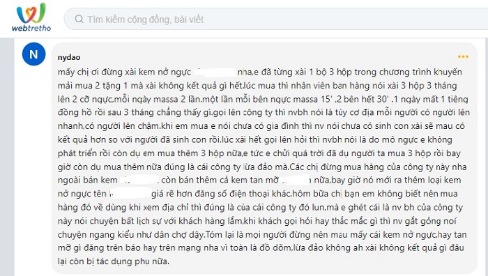 Thuốc nở ngực có hại không