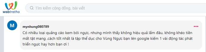 Thuốc nở ngực có hại không