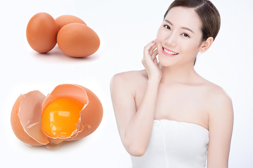 Xóa nếp nhăn bằng lòng trắng trứng gà