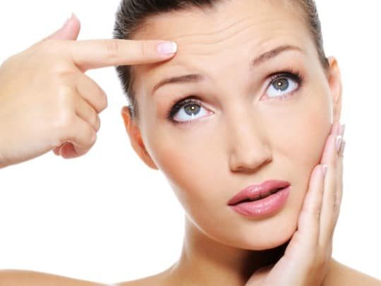 Mặt nạ xóa nếp nhăn trên trán
