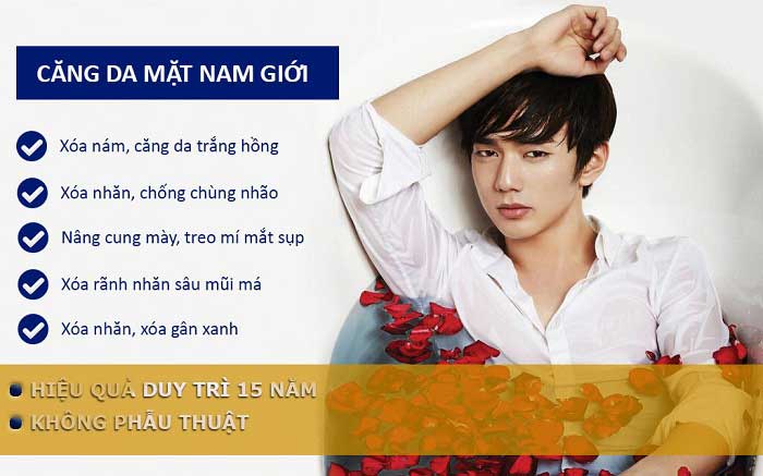 Căng da mặt cho nam giới