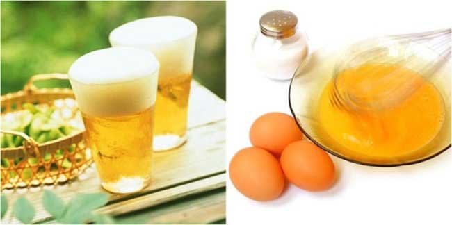 Làm căng da mặt bằng trứng gà