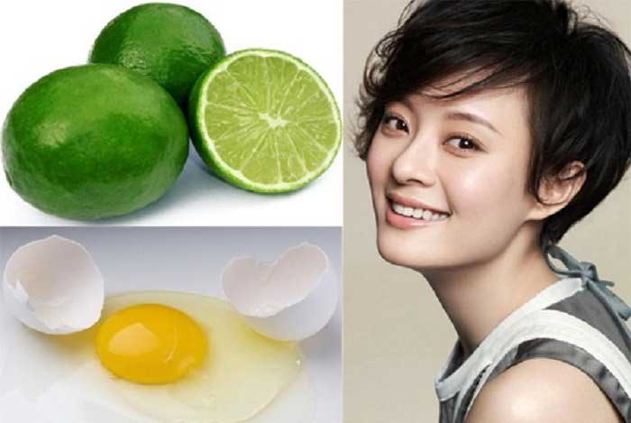 Căng da mặt với lòng trắng trứng gà