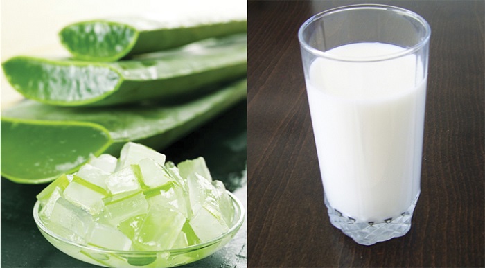 Xóa nếp nhăn bằng sữa tươi