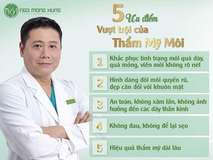 Thẩm mỹ làm môi trái tim