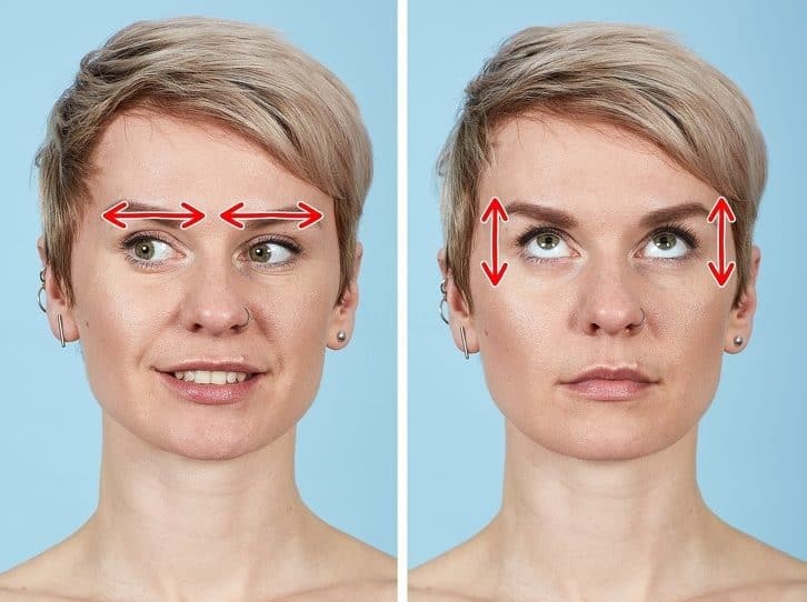Bài tập xóa nếp nhăn ở mắt