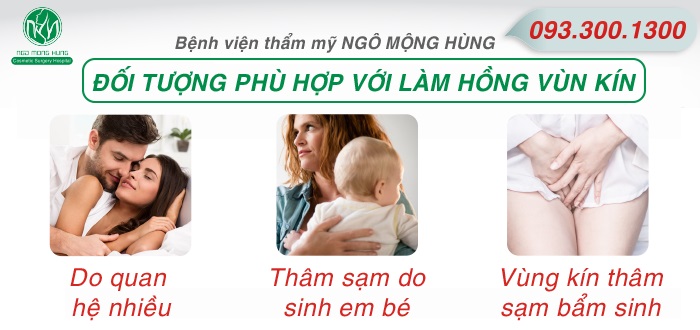 Làm hồng vùng kín