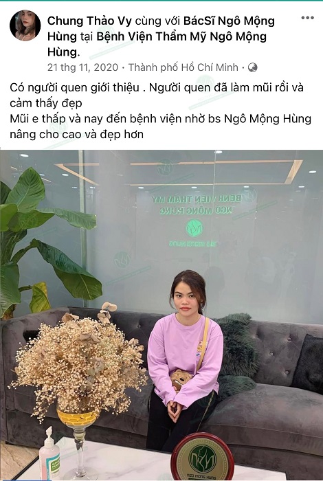Video nâng mũi bằng aquamid