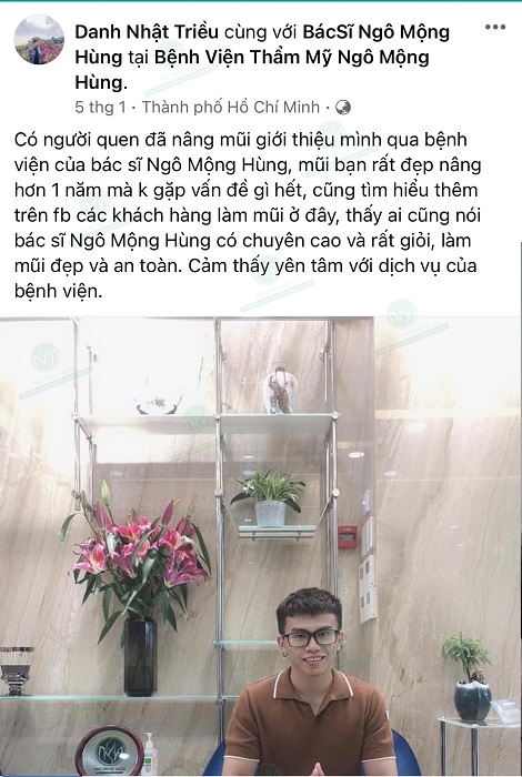Nâng mũi S Line cho nam
