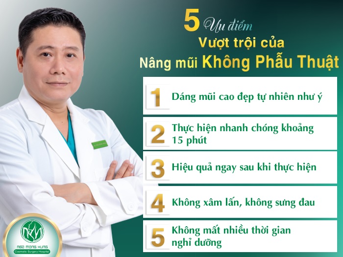 Ai đã nâng mũi không phẫu thuật