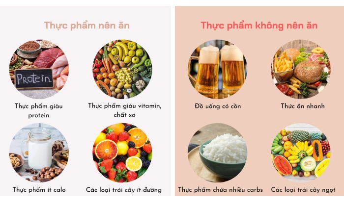 Ăn tối giảm mỡ bụng