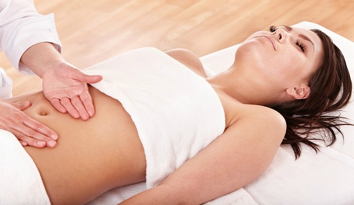 Bài tập massage giảm mỡ bụng
