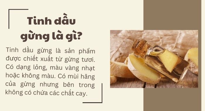 Cách làm tinh dầu gừng giảm mỡ bụng