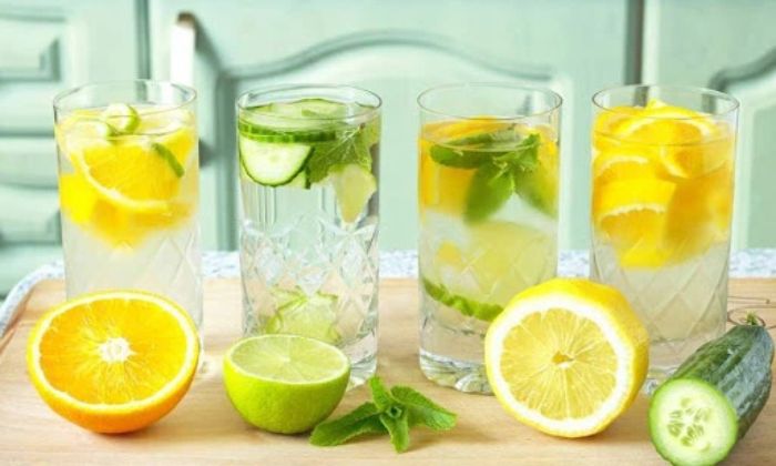 Detox giảm mỡ bụng với chanh