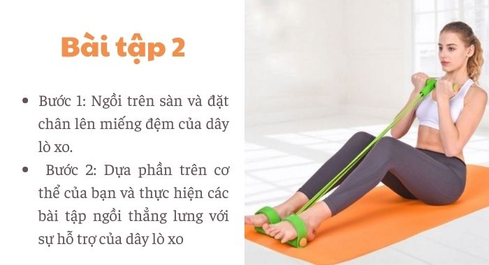 Lò xo tập giảm mỡ bụng