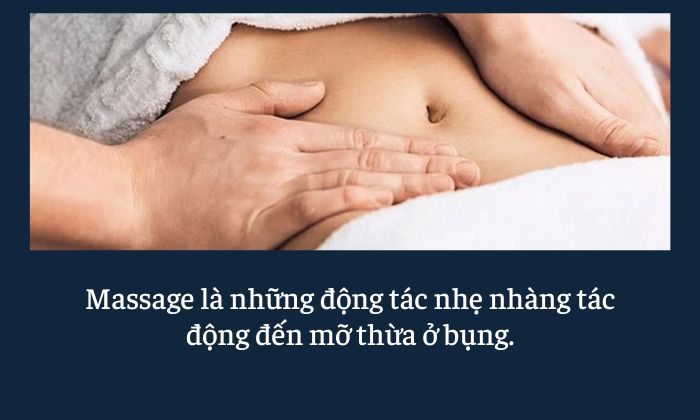 Massage giảm mỡ bụng có hiệu quả không?
