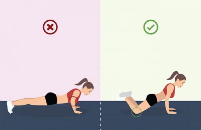 Tập cho ngực nhỏ lại