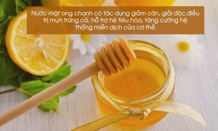 Uống mật ong với chanh có giảm mỡ bụng không