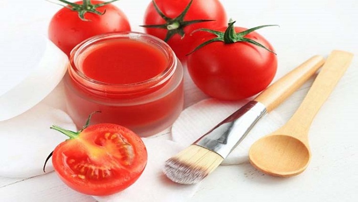 cà chua có làm trắng da mặt không