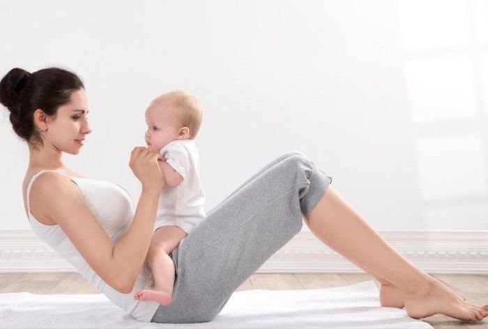 Cách giảm mỡ bụng sau sinh 3 tháng