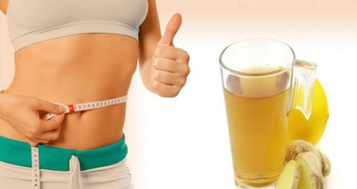Cách uống nước gừng giảm mỡ bụng