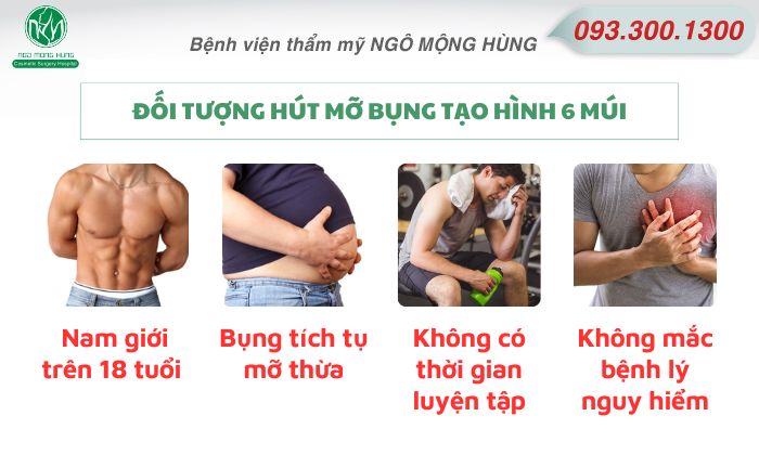 Hút mỡ bụng tạo hình 6 múi