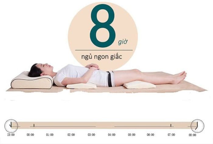 Kê gối dưới lưng giảm mỡ bụng