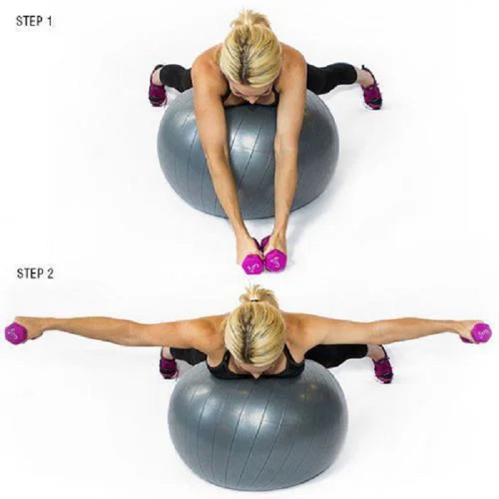 Bài tập gym nở ngực cho nữ