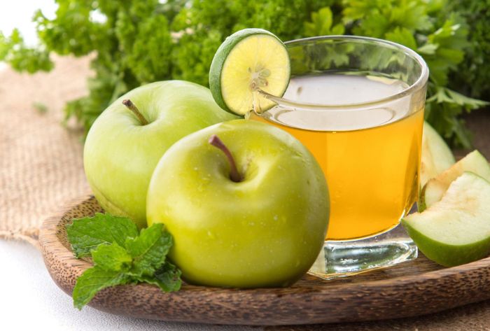 Trà táo giảm mỡ bụng