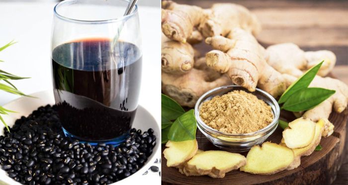 Uống nước đậu đen với gừng có giảm mỡ bụng không