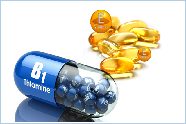cách làm trắng da mặt bằng vitamin b1 và vitamin e
