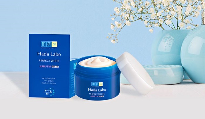 kem dưỡng trắng da mặt của nhật hada labo