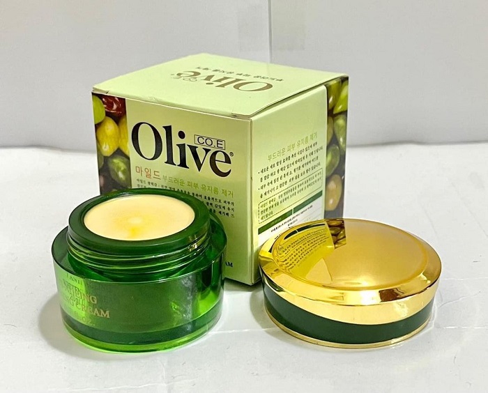kem dưỡng trắng da mặt olive hàn quốc