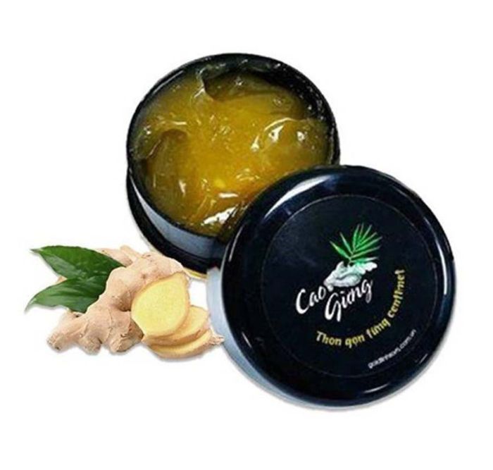 Cao gừng giảm mỡ bụng