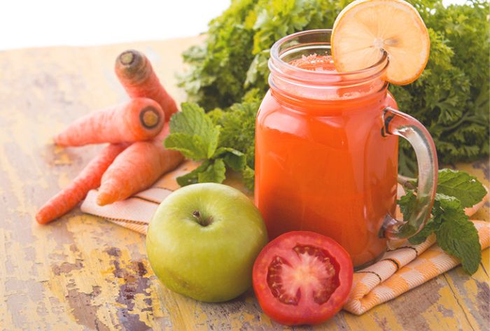 Cách mix nước ép giảm mỡ bụng