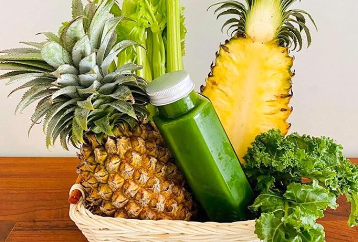 Cách mix nước ép giảm mỡ bụng