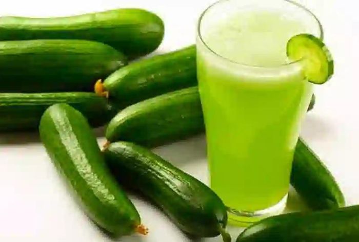 Nước ép dưa leo giảm mỡ bụng