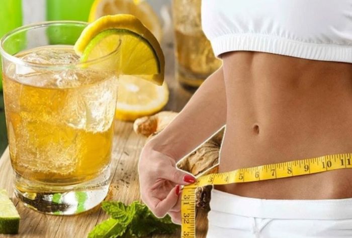 Uống nước chanh gừng giảm mỡ bụng Uống nước chanh gừng giảm mỡ bụng