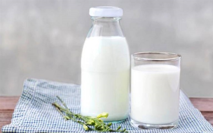 Uống sữa giảm mỡ bụng