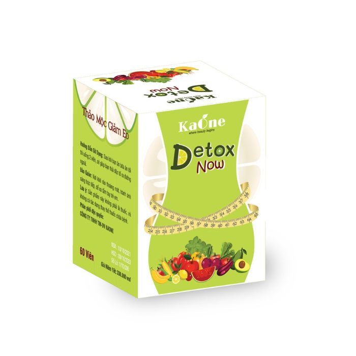 Viên uống Detox giảm mỡ bụng