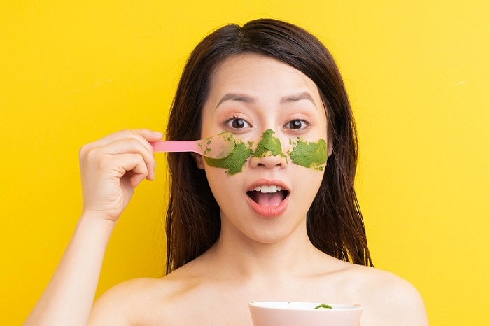 trà xanh làm đẹp da mặt