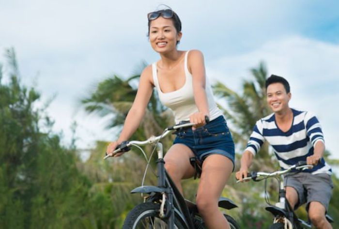 Đạp xe có giảm mỡ bụng không