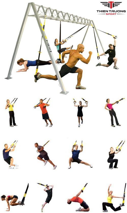 Bộ dây tập thể lực TRX P1 SUSPENSION 4 Bộ dây tập thể lực TRX P1 SUSPENSION