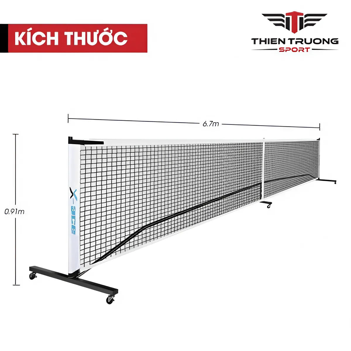 Trụ lưới di động Pickleball X-ACE 2 Trụ lưới di động Pickleball X-ACE